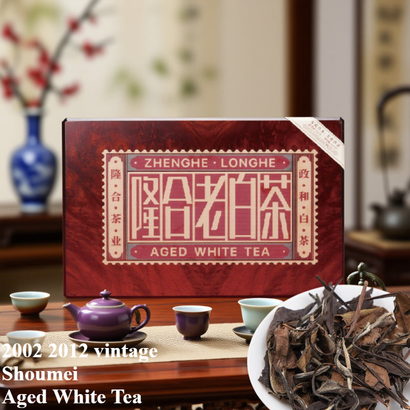 2002·2012·Aged Shoumei Tea Set